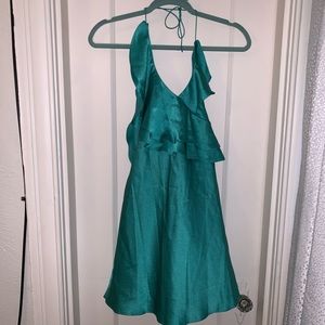 HALSTON HERITAGE 100% SILK DRESS